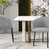 Rousseau - Stoel Sevilla Stof Lichtgrijs - 79x57x62 cm | Belga Meubelen New