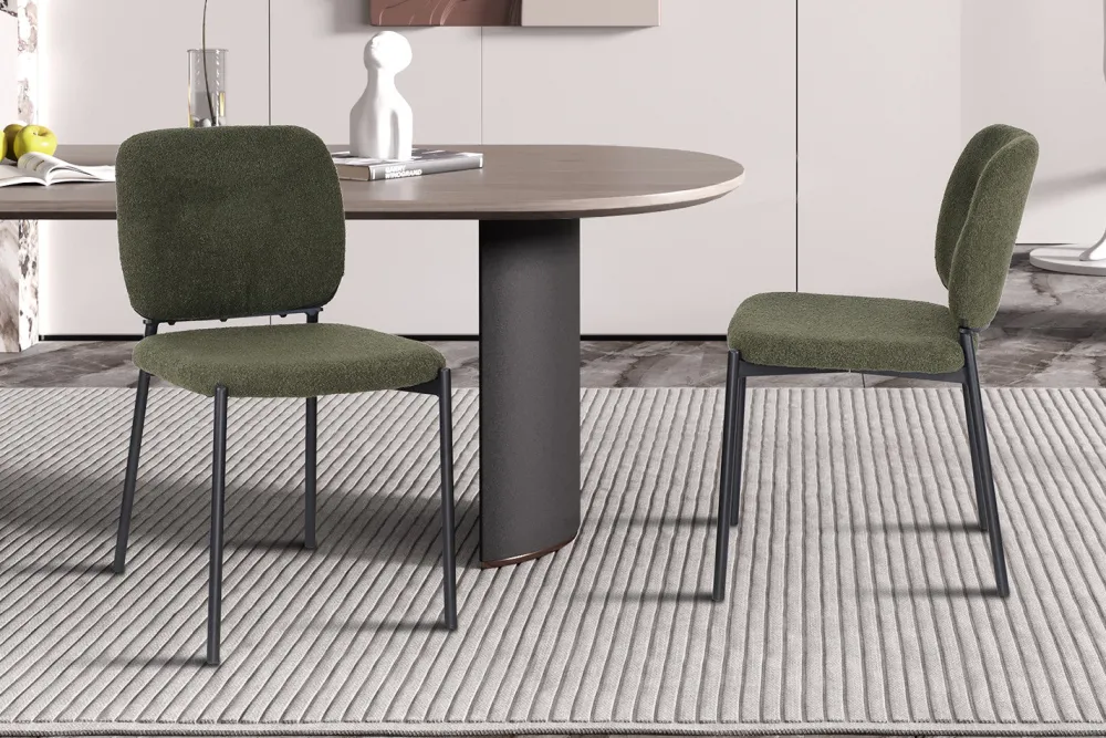 rousseau__stoel_sophia_st_0-3.webp Rousseau - Stoel Sophia Stof Groen - 81x47x56 cm | Belga Meubelen Discount