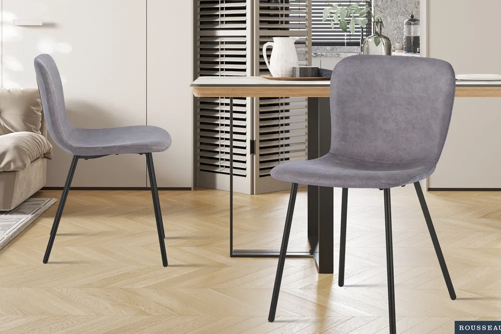 rousseau__stoel_susan_pu__0-1.webp Rousseau - Stoel Susan PU Taupe - 77x45x52 cm | Belga Meubelen Clearance