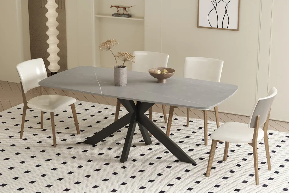 rousseau__tafel_apollo__c_0-3.webp Rousseau - Tafel Apollo 180 cm Deens Ovaal Steen Grijs - 76x180x90cm | Belga Meubelen Clearance