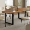 Rousseau - Tafel Isabella 200 cm U-Poot Ovaal Mango hout - 76x200x100cm | Belga Meubelen New