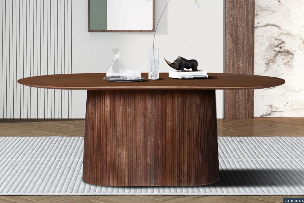 rousseau__tafel_miguel__c_0-3.webp Rousseau - Tafel Miguel 200 cm Ovaal Mango hout Lichtbruin - 76x200x100 cm | Belga Meubelen Outlet