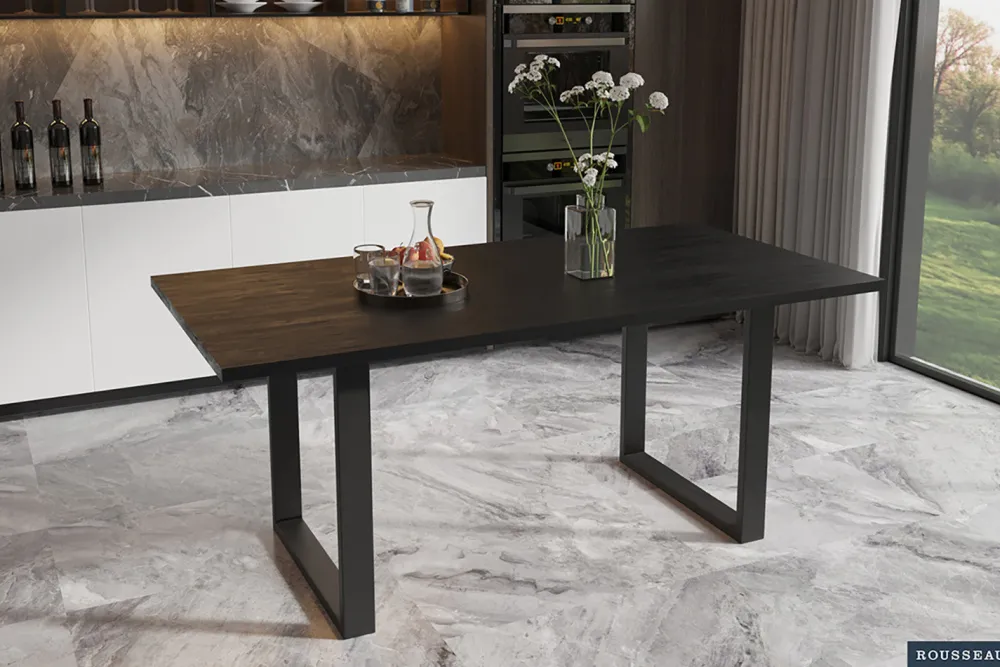 rousseau__tafel_nicola__c_0-2.webp Rousseau - Tafel Nicola 180 cm Rechthoekig Mango hout zwart - 76x180x90cm | Belga Meubelen Clearance