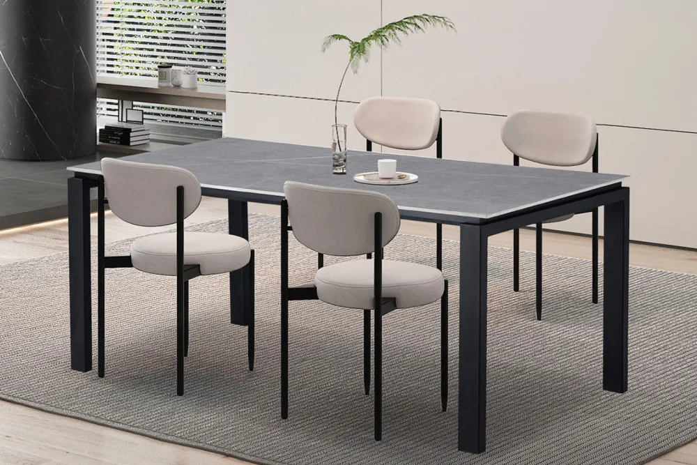 rousseau__tafel_zeus__cm__0.webp Rousseau - Tafel Zeus 180 cm Rechthoekig Steen Grijs - 76x180x90cm | Belga Meubelen Hot