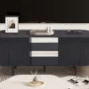 Rousseau - TV meubel Lagos 140 cm Decor Donkerbruin - 57.5x140x40 cm | Belga Meubelen Discount