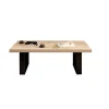 Salontafel Dijon - Lichte Eik - U-poten - 135x45x70cm | Belga Meubelen Clearance