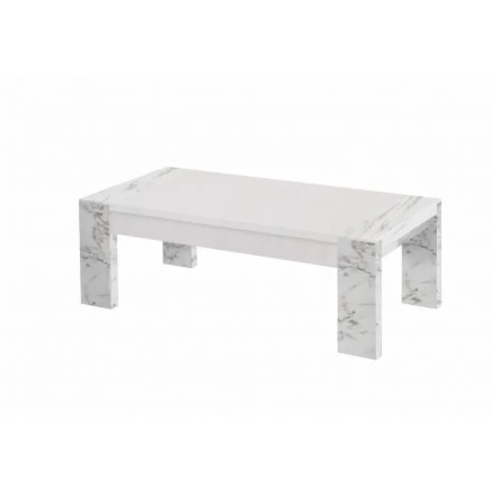salontafel_vittoria__hoog_0.webp Salontafel Vittoria - Hoogglans - Wit/Marmer - 130x42x66cm | Belga Meubelen Outlet