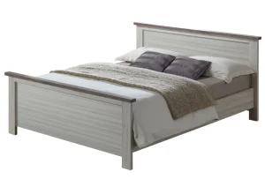Tweepersoonsbed Orlando - Grijze Eik - 160x95x200cm | Belga Meubelen Best