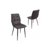 TYC - Eetkamerstoel Olan - Stof - Grijs - 44x89x53cm | Belga Meubelen Outlet