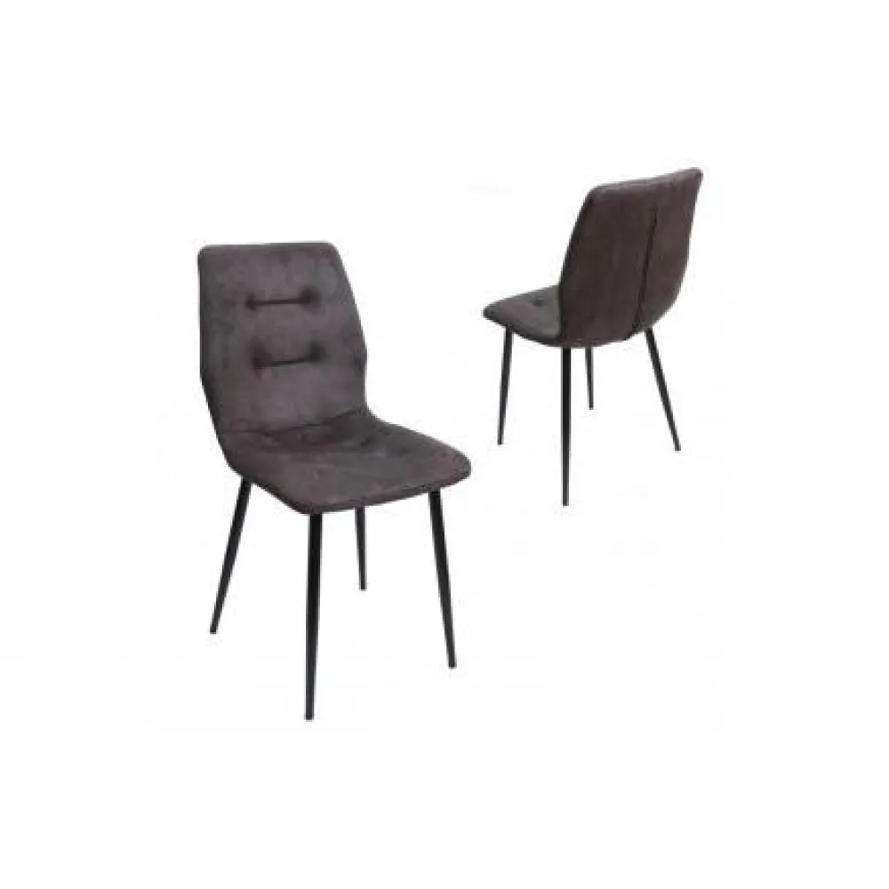tyc__eetkamerstoel_olan___0.webp TYC - Eetkamerstoel Olan - Stof - Grijs - 44x89x53cm | Belga Meubelen Outlet