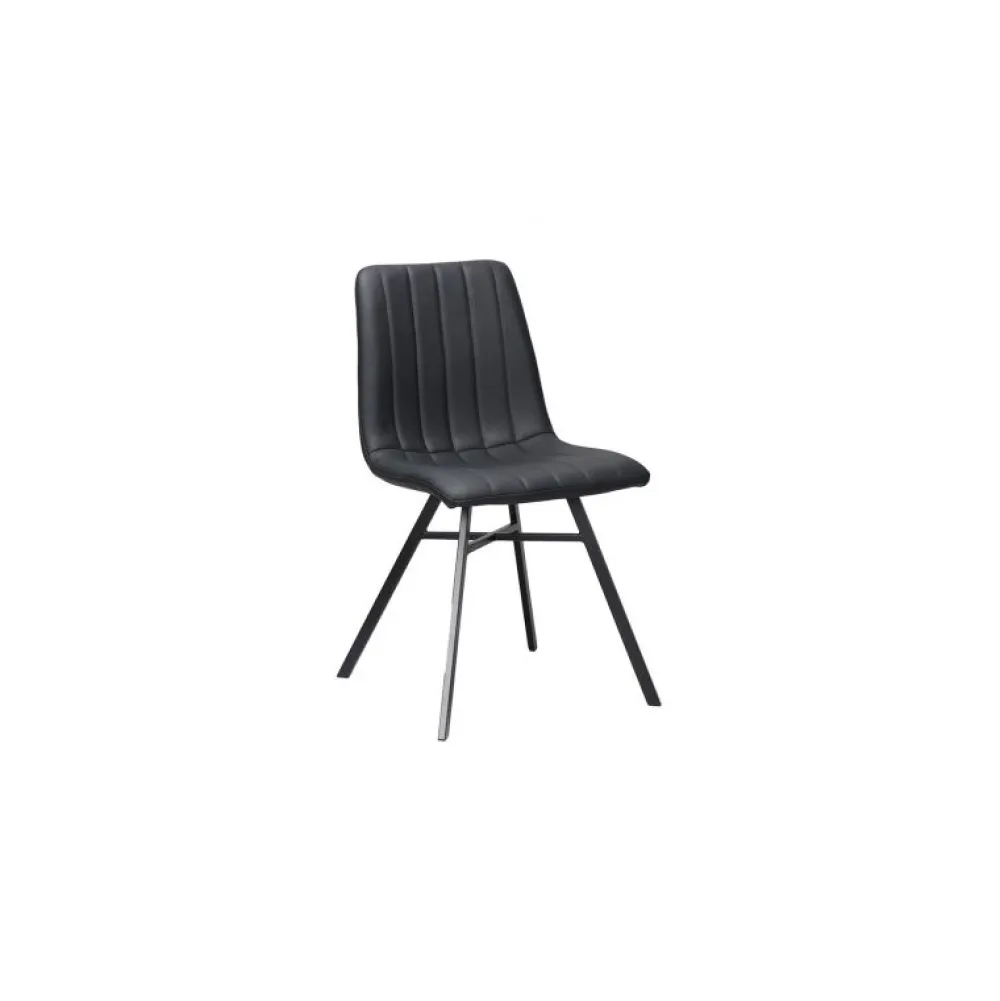 tyc__eetkamerstoel_pony___0-1.webp TYC - Eetkamerstoel Pony - Kunstleder - Zwart - 46x86x58cm | Belga Meubelen Fashion