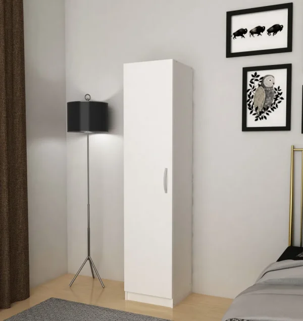 TYC - Kleerkast - bergkast Elmo - 1-draaideur - Snow White - 40x180x40cm | Belga Meubelen Sale