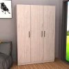 TYC - Kleerkast - bergkast Elmo - 3-draaideur - White Oak- 120x180x40cm | Belga Meubelen Hot