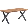 TYC - Salontafel Odin - Accacia hout decor - Zwart beton elementen - 135x65x45cm | Belga Meubelen Discount