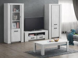 TYC - Salontafel Ozark 2 - Witte eik - 120x40x60cm | Belga Meubelen Discount