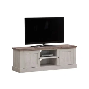 TYC - Tv-Meubel Oakley - Grijze Eik/Donkere Eik - 157x55x46cm | Belga Meubelen Hot