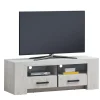 TYC - TV-Meubel Ozark - Witte Eik - 164x47x45cm | Belga Meubelen Best