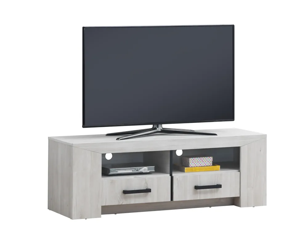 tyc__tvmeubel_ozark__witt_0.webp TYC - TV-Meubel Ozark - Witte Eik - 164x47x45cm | Belga Meubelen Best