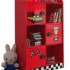 Vipack - Boekenkast Auto - SCBI120R - Rood - 42x133,5xcm | Belga Meubelen Discount