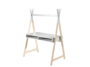 Vipack - Bureau Kiddy - KIBUTI14 - Wit - 74,8x159,6x116cm | Belga Meubelen Best