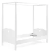 Vipack - Eenpersoonsbed Amori - AMHB9014 - Wit - 96x187,3x211,3cm | Belga Meubelen Best