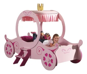 Vipack - Eenpersoonsbed Auto - SCPC201 - Roze - 168x167,8x200cm | Belga Meubelen New