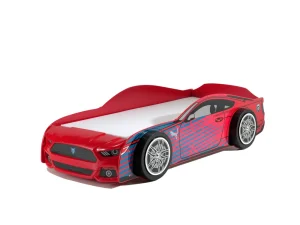 Vipack - Eenpersoonsbed Auto - SCPA200R - Rood - 111x60x200cm | Belga Meubelen Sale