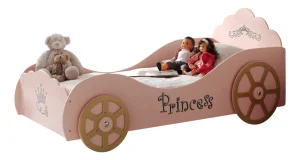 Vipack - Eenpersoonsbed Auto - SCPK200 - Roze - 106,8x90,4x200cm | Belga Meubelen Hot