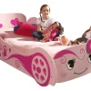 Vipack - Eenpersoonsbed Auto - SCLB200 - Roze - 101,4x68,3x200cm | Belga Meubelen Hot