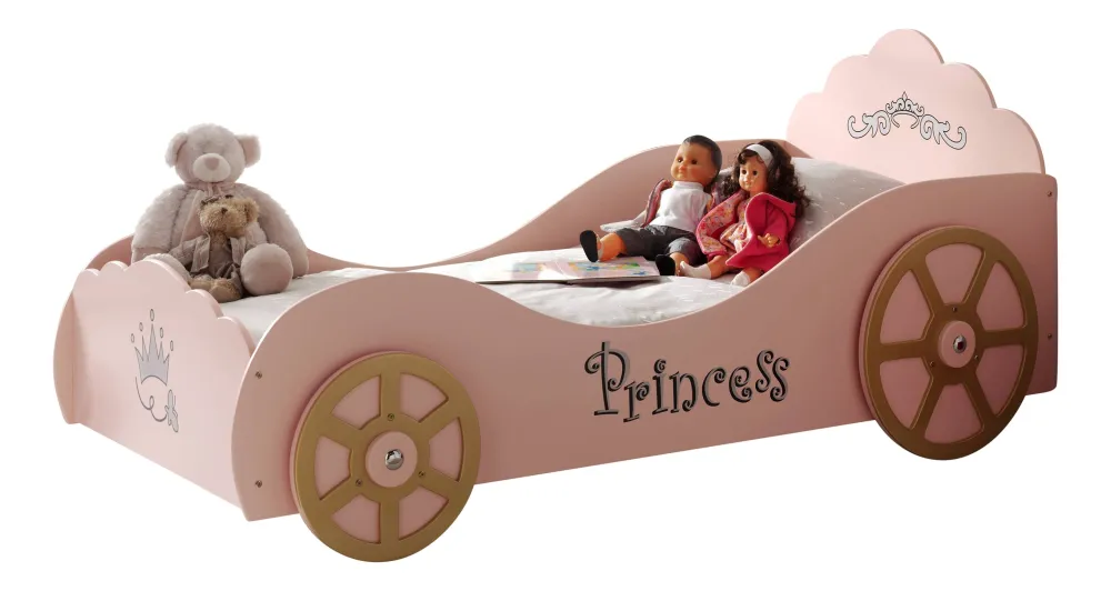 vipack__eenpersoonsbed_au_0.webp Vipack - Eenpersoonsbed Auto - SCPK200 - Roze - 106,8x90,4x200cm | Belga Meubelen Hot