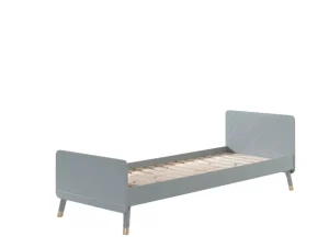 Vipack - Eenpersoonsbed Billy - BIBE9015 - Grijs - 95x73,5x203,6cm | Belga Meubelen Outlet