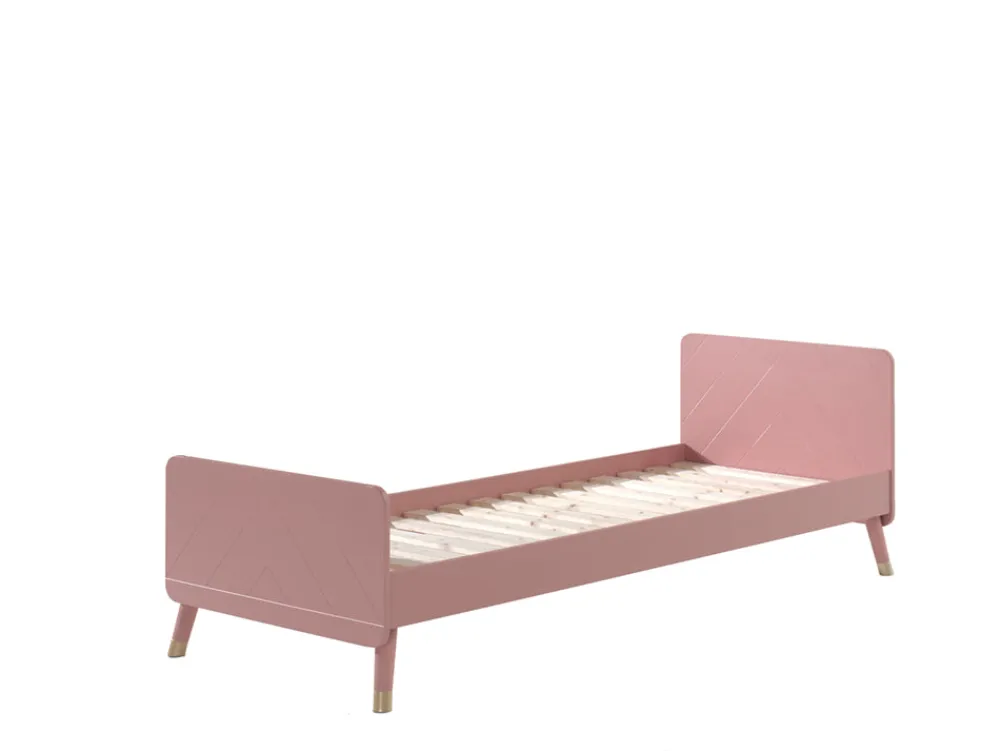 vipack__eenpersoonsbed_bi_0-3.webp Vipack - Eenpersoonsbed Billy - BIBE9013 - Roze - 95x73,5x203,6cm | Belga Meubelen Discount