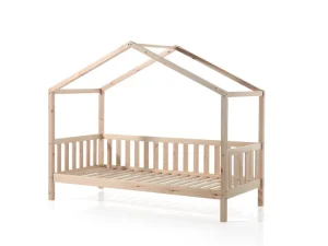 Vipack - Eenpersoonsbed Dallas - DAHK9010 - Natuur - 97x170x210,5cm | Belga Meubelen Best
