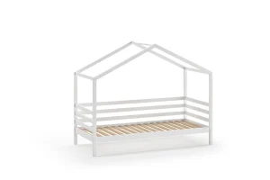 Vipack - Eenpersoonsbed Dallas - PLBB9014 - Wit - 96x170x200cm | Belga Meubelen Outlet