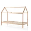 Vipack - Eenpersoonsbed Dallas - DALP9010 - Natuur - 98,4x159,5x208cm | Belga Meubelen Online