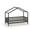 Vipack - Eenpersoonsbed Dallas - DAHK9080 - Grijs - 97x170x210,5cm | Belga Meubelen Outlet