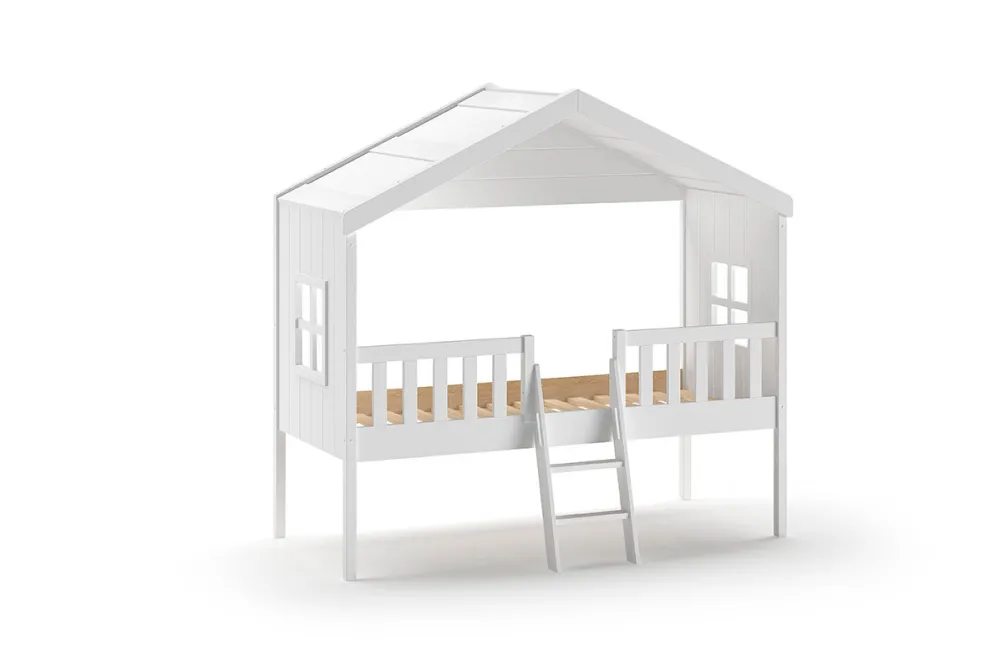 vipack__eenpersoonsbed_ho_0.webp Vipack - Eenpersoonsbed Housebed - HBZG9014 - Wit - 119,9x201,8x213cm | Belga Meubelen Sale