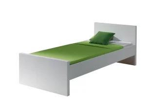 Vipack - Eenpersoonsbed Lara - LABE9014 - Wit - 76,5x96x200cm | Belga Meubelen Fashion