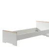 Vipack - Eenpersoonsbed London - LDBE9014 - Wit - 97,5x76,1x200cm | Belga Meubelen Clearance