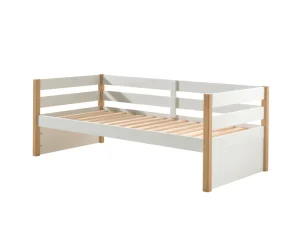 Vipack - Eenpersoonsbed Margrit - MGKB9024 - Natuur/Wit - 98,2x76,6x200cm | Belga Meubelen Sale