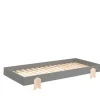 Vipack - Eenpersoonsbed Modulo - MDBE9115 - Grijs - 93,8x27,5x200cm | Belga Meubelen Fashion