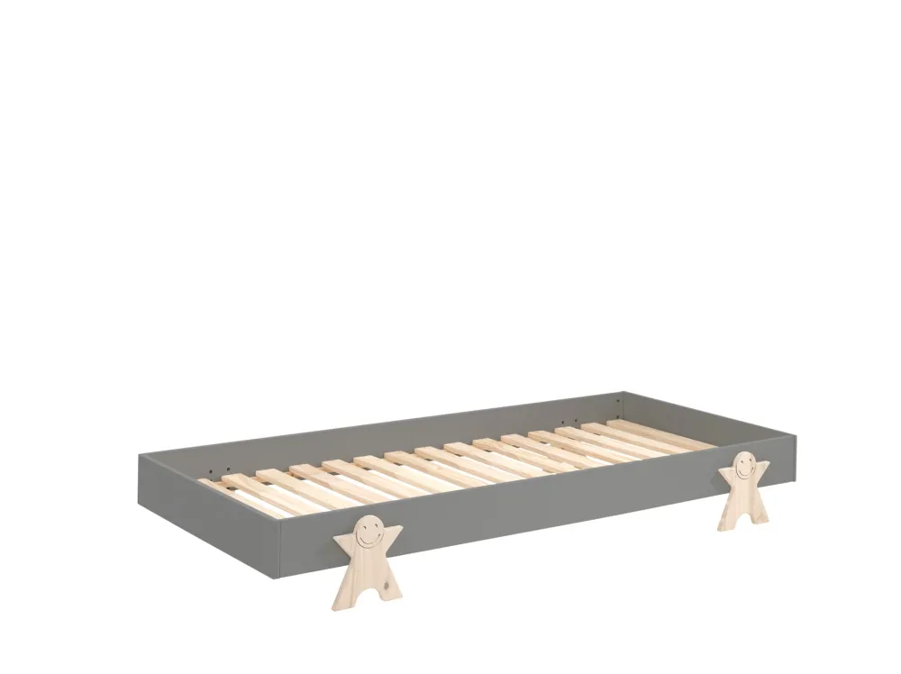 vipack__eenpersoonsbed_mo_0.webp Vipack - Eenpersoonsbed Modulo - MDBE9215 - Grijs - 93,8x27,5x200cm | Belga Meubelen Discount