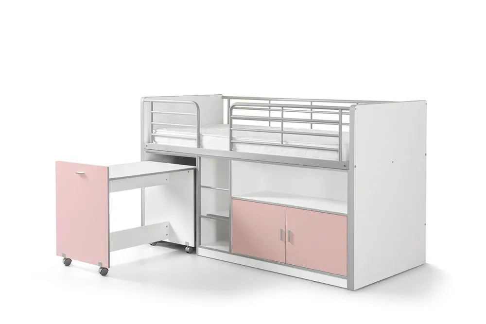 vipack__halfhoogslaper_bo_0-1.webp Vipack - Halfhoogslaper Bonny - BONHS9115 - Roze - 96x121x207cm | Belga Meubelen Hot