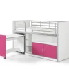 Vipack - Halfhoogslaper Bonny - BONHS9144 - Roze - 96x121x207cm | Belga Meubelen Clearance