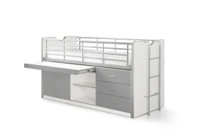 Vipack - Halfhoogslaper Bonny - BONHS9509 - Grijs - 96x116x207cm | Belga Meubelen Clearance