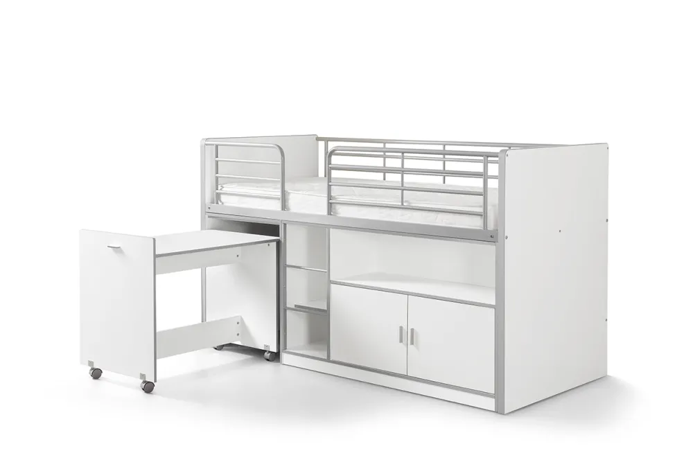 vipack__halfhoogslaper_bo_0-2.webp Vipack - Halfhoogslaper Bonny - BONHS9114 - Wit - 96x121x207cm | Belga Meubelen Clearance