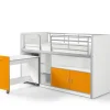 Vipack - Halfhoogslaper Bonny - BONHS9111 - Oranje - 96x121x207cm | Belga Meubelen Discount