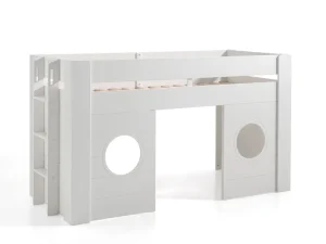 Vipack - Halfhoogslaper Freya - FRHS9014 - Wit - 96x120,1x213,6cm | Belga Meubelen Clearance