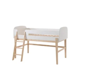 Vipack - Halfhoogslaper Kiddy - KIHS9014 - Wit - 129,4x120x200cm | Belga Meubelen Hot