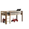 Vipack - Halfhoogslaper Pino - PIHSZG10 - Natuur - 105,4x114x200cm | Belga Meubelen New